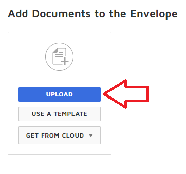 Screen grab of adding documents