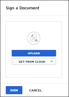 Sign a Document Sign a Document